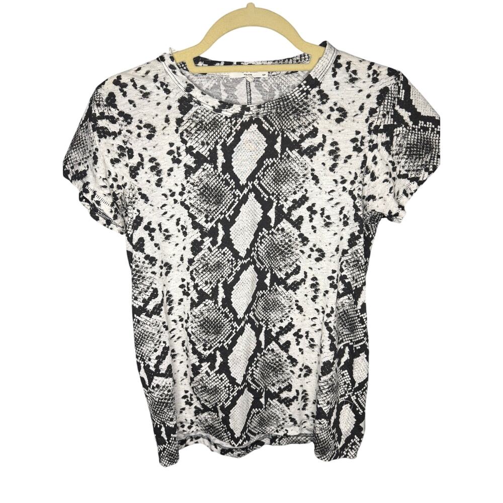 Rag & Bone Snake Print T-Shirt Women's Size S
